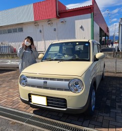 ラパン　ご納車いたしました☆